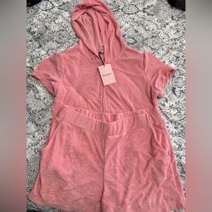 NWT Juicy Couture Terry Cloth Women's Short Set